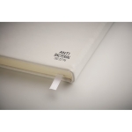Cadernos antibacterianos, folhas A5 pautadas Antibacterial Essential cor branco vista fotografia quinta vista