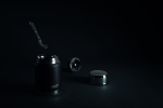 Termo de aço inoxidável com colher para alimentos Liquid To Go cor preto vista de ambiente