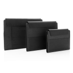 Portefólios com carregador e diversos suportes A4 Minimal Wireless cor preto vista geral
