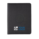 Portefólio com carregador, caderno e compartimentos A4 Pro Wireless cor preto vista principal