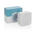 Colunas de som antibacterianos de cor branca BT 5.0 Antimicrobiano cor branco vista com caixa