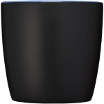 Caneca preta de cerâmica com interior colorido e 340ml Colormixt Black cor azul