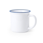 Caneca vintage para sublimação de 300ml Vintage Sublim Colors cor azul primeira vista