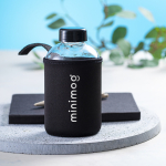 Garrafa de vidro com bolsa colorida de softshell 600ml Softshell sexta vista