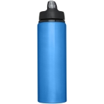 Garrafa grande de alumínio desportiva com palhinha 800ml Straw Colors cor azul