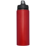 Garrafa grande de alumínio desportiva com palhinha 800ml Straw Colors cor vermelho