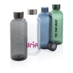 Garrafa personalizável de plástico elegante, BPA-free 620ml Resistant cor verde-escuro vista vários com logo