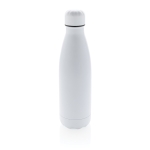 Garrafas térmicas personalizadas de aço 500ml Lifestyle Premium cor branco