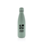 Garrafas térmicas personalizadas de aço 500ml Lifestyle Premium cor verde menta vista principal