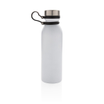Garrafa térmica com logotipo e pega de silicone 600ml Carry Loop cor branco segunda vista