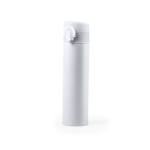 Termos personalizados de aço inox impressos ou gravados 330ml Impact cor branco primeira vista