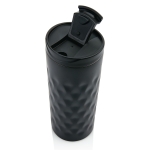 Copo original com design geométrico em aço inoxidável 350ml Geometric cor preto terceira vista