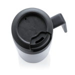 Caneca térmica promocional pequena anti-gotas com pega 160ml Coffee cor branco quinta vista