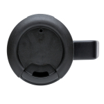 Caneca térmica promocional pequena anti-gotas com pega 160ml Coffee cor branco sexta vista