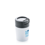 Caneca térmica personalizada muito pequena e compacta 160ml Coffee cor branco vista principal