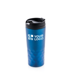 Copo com função térmica e formato geométrico, 300 ml Trilliant Colors cor azul vista principal