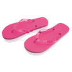 Chinelos com logo, sola de EVA, tira transparente tamanho 3638 Pool