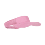 Viseiras personalizadas de poliéster com laterais acolchoadas Sport cor cor-de-rosa primeira vista