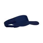 Viseiras personalizadas de poliéster com laterais acolchoadas Sport cor azul-marinho primeira vista