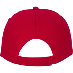 Bonés com logo e fecho de tecido adesivo de algodão 175 g/m2 Héroe cor vermelho imagem de estilo de vida