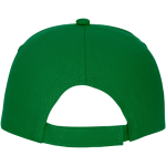 Bonés com logo e fecho de tecido adesivo de algodão 175 g/m2 Héroe cor verde-escuro imagem de estilo de vida