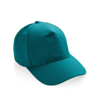 Bonés de algodão reciclado personalizados 280 g/m2 Eco Plus cor verde pastel