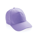 Bonés de algodão reciclado personalizados 280 g/m2 Eco Plus cor lilás