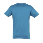 T-shirts promocionais de algodão em várias cores 150 g/m2 SOL'S Regent cor ciano vista lateral