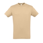 T-shirts promocionais de algodão em várias cores 150 g/m2 SOL'S Regent cor castanho-claro segunda vista