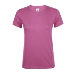 T-shirt barata de algodão em várias cores 150 g/m2 SOL'S Regent cor cor-de-rosa
