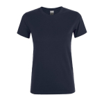 T-shirt barata de algodão em várias cores 150 g/m2 SOL'S Regent cor azul-escuro