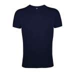 T-shirts cintadas de algodão, gola redonda 150 g/m2 SOL'S Regent Fit cor azul-marinho