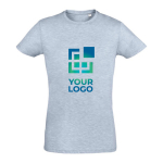 T-shirts cintadas de algodão, gola redonda 150 g/m2 SOL'S Regent Fit vista principal