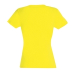 T-shirts para mulher em algodão semi-penteado 150 g/m2 SOL'S Miss vista traseira