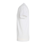 T-shirt unisexo básica algodão semi-penteado 190 g/m2 SOL'S Imperial cor branco vista lateral