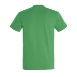 T-shirt unisexo básica algodão semi-penteado 190 g/m2 SOL'S Imperial cor verde vista traseira