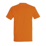 T-shirt unisexo básica algodão semi-penteado 190 g/m2 SOL'S Imperial cor cor-de-laranja vista traseira