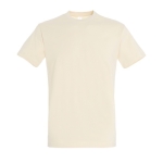 T-shirt unisexo básica algodão semi-penteado 190 g/m2 SOL'S Imperial cor bege