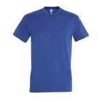 T-shirt unisexo básica algodão semi-penteado 190 g/m2 SOL'S Imperial cor azul real terceira vista