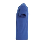 T-shirt unisexo básica algodão semi-penteado 190 g/m2 SOL'S Imperial cor azul real vista lateral