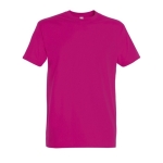 T-shirt unisexo básica algodão semi-penteado 190 g/m2 SOL'S Imperial cor fúcsia