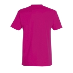 T-shirt unisexo básica algodão semi-penteado 190 g/m2 SOL'S Imperial cor fúcsia vista traseira