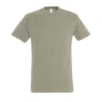 T-shirt unisexo básica algodão semi-penteado 190 g/m2 SOL'S Imperial cor caqui nona vista