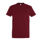T-shirt unisexo básica algodão semi-penteado 190 g/m2 SOL'S Imperial cor mogno