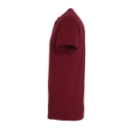 T-shirt unisexo básica algodão semi-penteado 190 g/m2 SOL'S Imperial cor mogno vista lateral