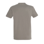 T-shirt unisexo básica algodão semi-penteado 190 g/m2 SOL'S Imperial cor cinzento-claro vista traseira