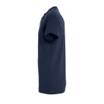T-shirt unisexo básica algodão semi-penteado 190 g/m2 SOL'S Imperial cor azul-marinho vista lateral