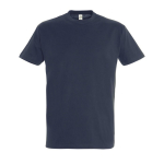 T-shirt unisexo básica algodão semi-penteado 190 g/m2 SOL'S Imperial cor azul-escuro sétima vista