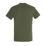 T-shirt unisexo básica algodão semi-penteado 190 g/m2 SOL'S Imperial cor verde militar vista traseira