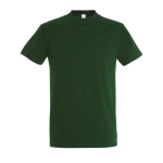 T-shirt unisexo básica algodão semi-penteado 190 g/m2 SOL'S Imperial cor verde-escuro vista conjunto